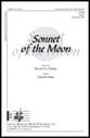 Sonnet of the Moon SATB choral sheet music cover